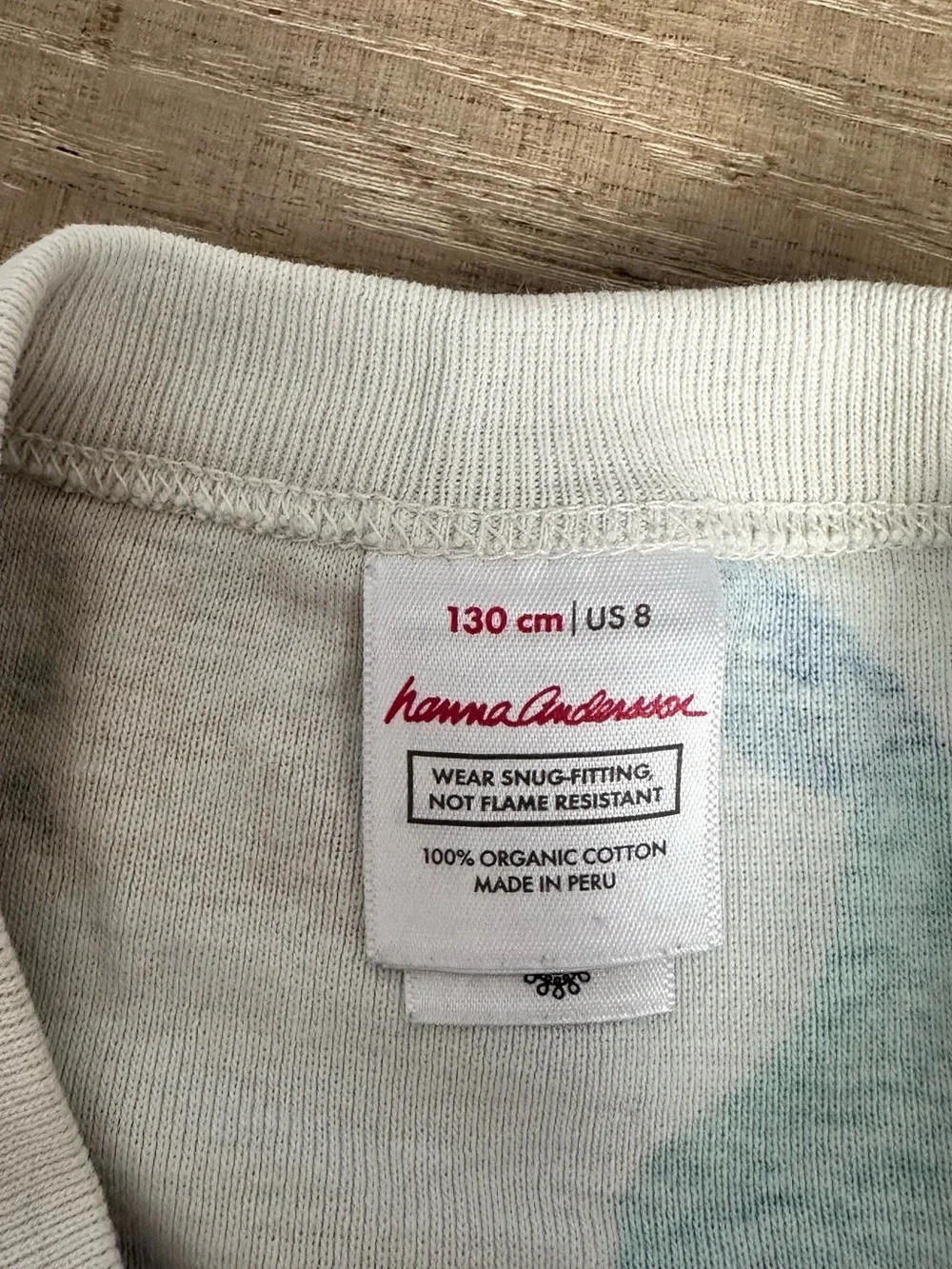 Hanna Andersson White Pear Print Long Sleeve Pajama Set - Multicolor Pears